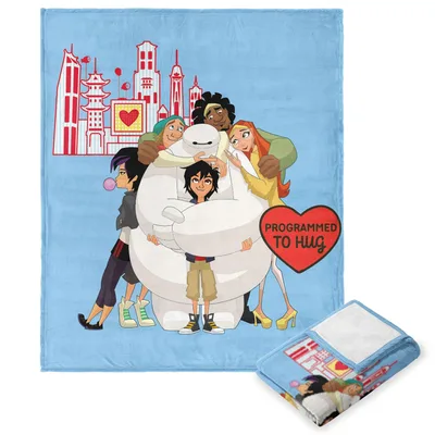 Programmed to Hug Blanket: Big Hero 6 Group Hug Design