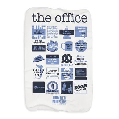 Quotes and Icons Mash Blanket: The Office Icon Collection