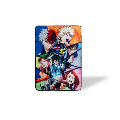 Anime Heroes Collage Art Blanket: Design