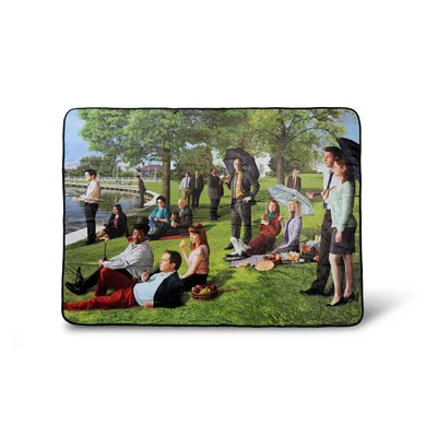 Picnic Blanket Art: The Office Sunday Afternoon Park Scene