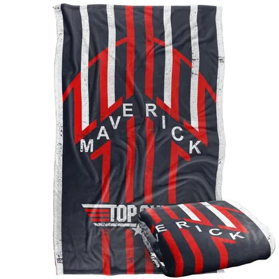 Fighter Pilot Red Stripe Blanket - Maverick Top Gun Design