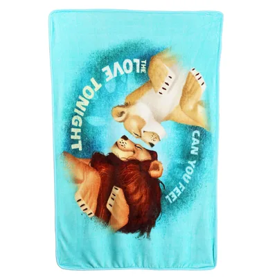 Feel the Love Tonight Blanket: Romantic Lion Art for Movie Lovers