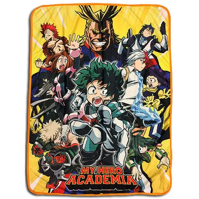 Superheroes Group Action Scene Blanket: Cast Design