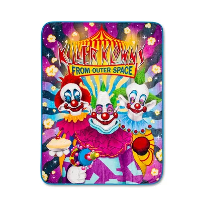 Clowns Cosmic Circus Poster Blanket