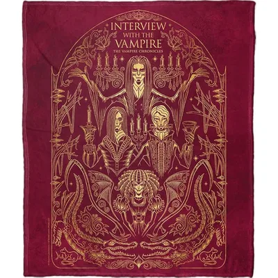 Interview with the Vampire Blanket Gothic Art Design