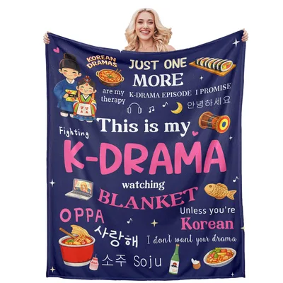 K-Drama Is My Therapy Blanket No. 2 for Binge Watchers