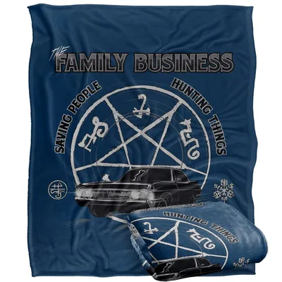 Family Business Hunting Pentagram Blanket for Supernatural Fans