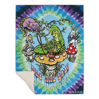 Tea Party Blanket: A Tie Dye Wonderland Throw for Dreamers