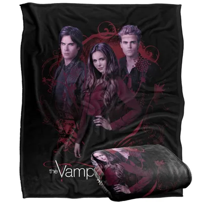Vampire Characters Dark Art Blanket for Fans of Gothic Drama
