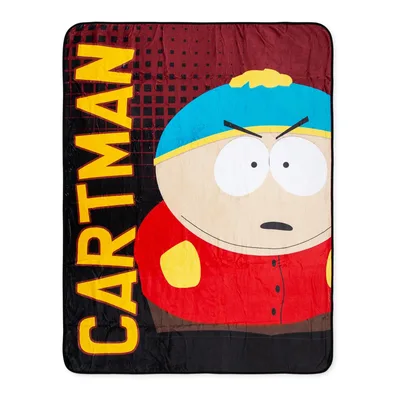 Cartoon Boy in Red Blanket Featuring Eric Cartman