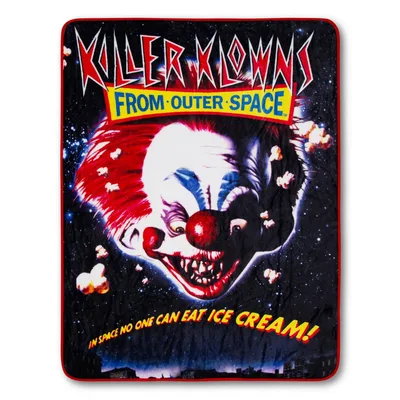Clown Face Outer Space Blanket
