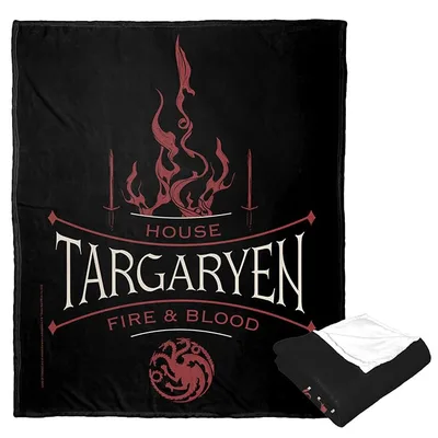 House Targaryen Fire Blanket: Fire and Blood Design for Fans