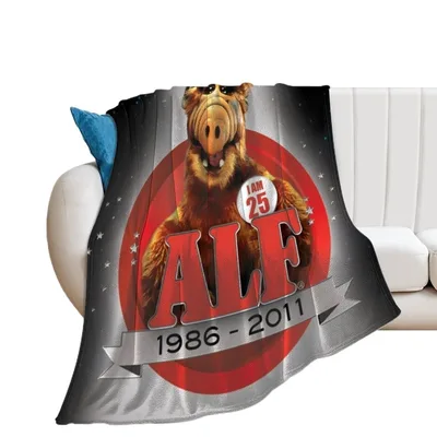 Alien Anniversary Red Circle Blanket Celebrating 25 Years of ALF
