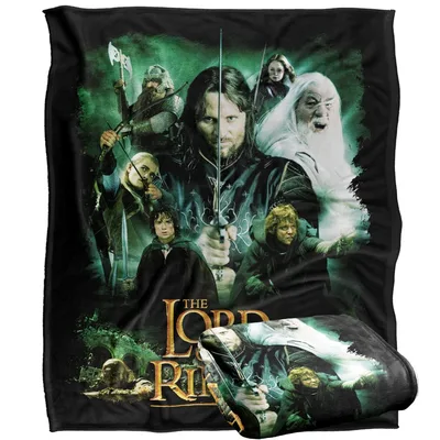 Fantasy Heroes Group Poster Blanket: Cast Art
