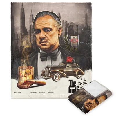 The Godfather Movie Poster Blanket: Classic Crime Family Design