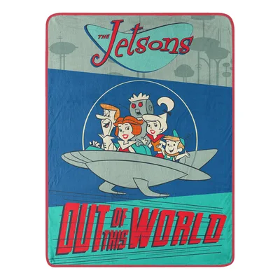 Out of This World Spaceship Blanket featuring the Jetsons family