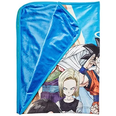 Anime Characters Fighting Scene Blanket: Action Art