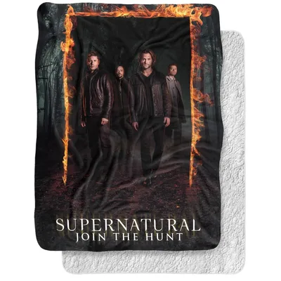 Join the Hunt Fire Blanket - Supernatural Cast Design