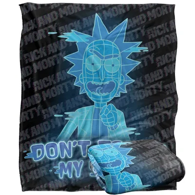 Don't Touch My Stuff Blanket: Rick Hologram Design