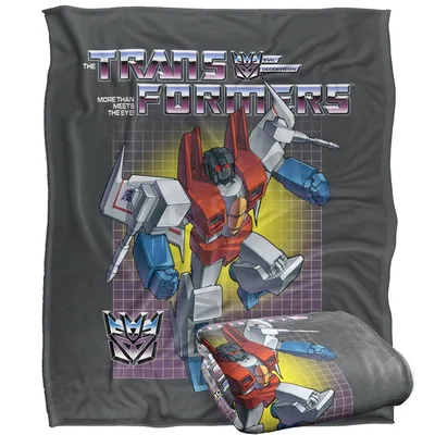 Robot Warriors Retro Poster Blanket: Decepticon Starscream Throw