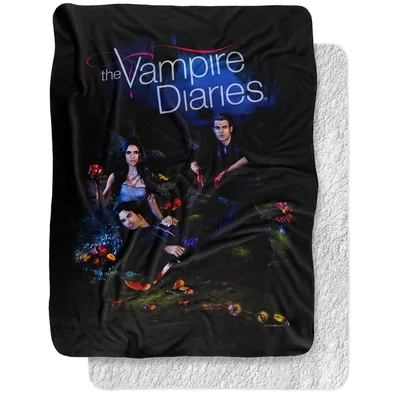 Vampire Night Cast Scene Blanket: Dark Gothic Cast Art for Fans