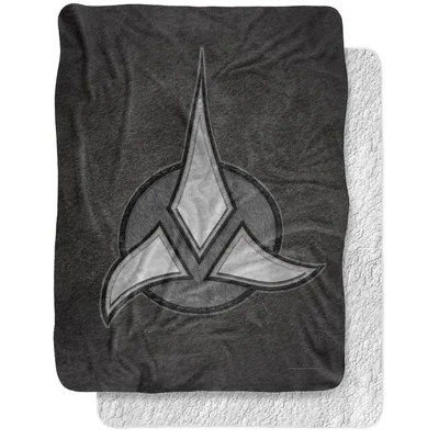 Klingon Empire Emblem Design Blanket for Sci-Fi Fans