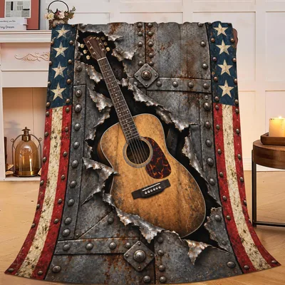 Guitar Lover Blanket