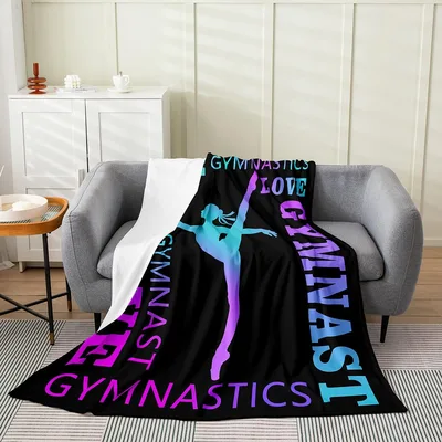 Love Gymnastics Gymnastics Gymnast Blanket