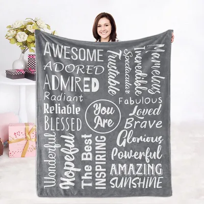 You Are Awesome Inspiring Blanket
