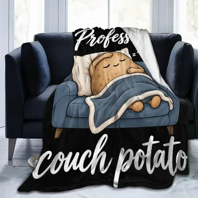 Couch Potato Blanket: Professor Design for Nap Lovers