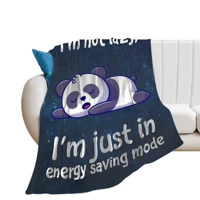 Panda in Energy Saving Blanket: Cozy Sleepy Panda Design