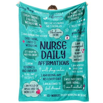 Nurse Affirmations Blanket