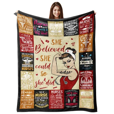 Nurse Appreciation Nursing Pride Blanket
