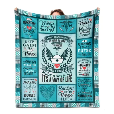 Nurse Heart Healthcare Pride Blanket Celebrating Nursing Life