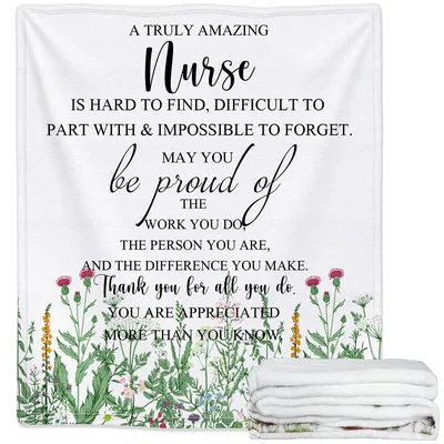 Nurse Appreciation Wildflowers Blanket: A Truly Amazing