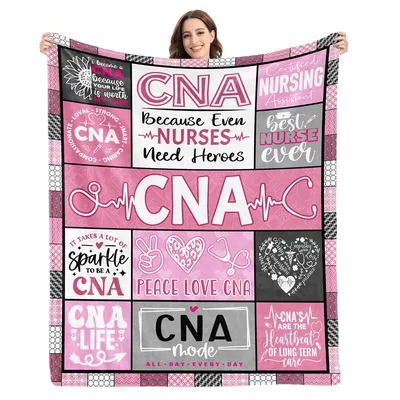 CNA Nurse Assistant Blanket Celebrating Heroic Caregivers