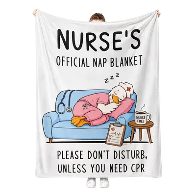 Nurse's Duck Nap Mode Blanket for Rest and Recovery