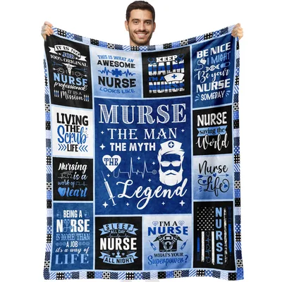 Murse the Man Blanket: The Myth and Legend Design for Male Nurses