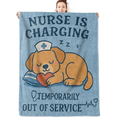 Nurse Is Charging Sleeping Blanket for Resting Medical Staff