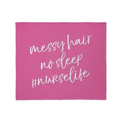 Messy Hair No Sleep Blanket: Nurserelife Design