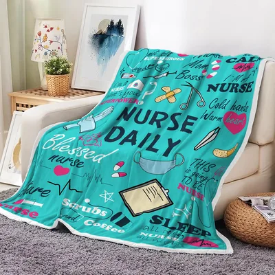 Nurse Daily Blessed Nurse Blanket for Healthcare Workers