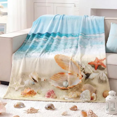 Seashells on a Sandy Blanket: Coastal Ocean Shell Design