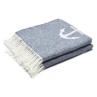 Nautical Beach Blanket: Coastal Anchor Design for Maritime Lovers
