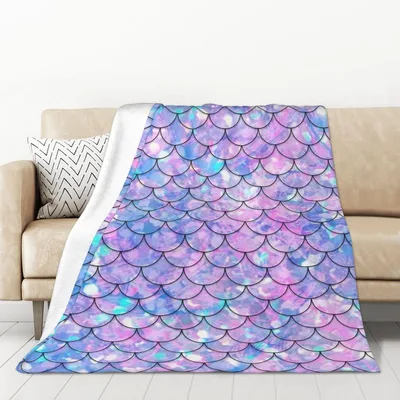 Mermaid Scale Blanket: Iridescent Scales for Ocean Lovers