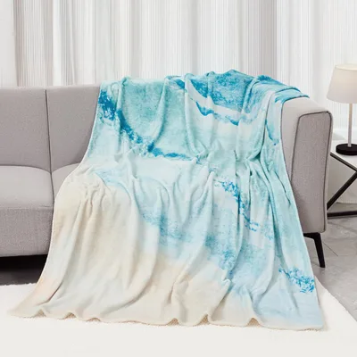 Ocean Waves and Sandy Blanket
