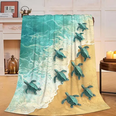 Sea Turtles on Beach Blanket No. 2 – Sea Turtles