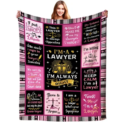 I'm a Lawyer Funny Blanket for Courtroom Humor Lovers