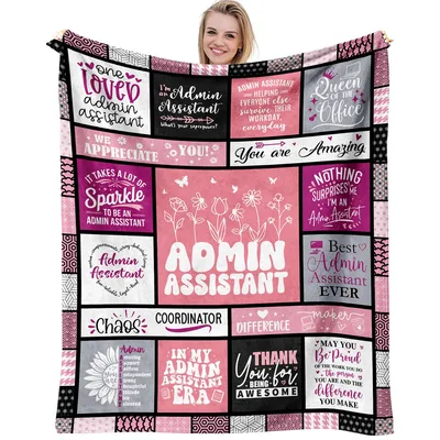 Admin Assistant Appreciation Blanket: A Patchwork of Office Praise