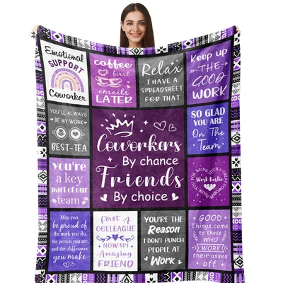 Coworker Friend Appreciation Blanket: Celebrating Work Besties
