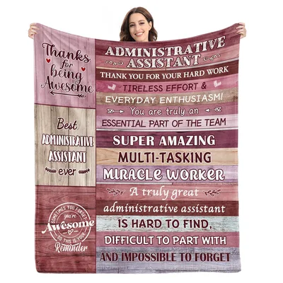 Administrative Assistant Appreciation Blanket